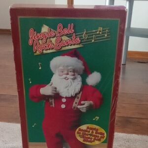 Jingle Bell Rock Santa Figurine